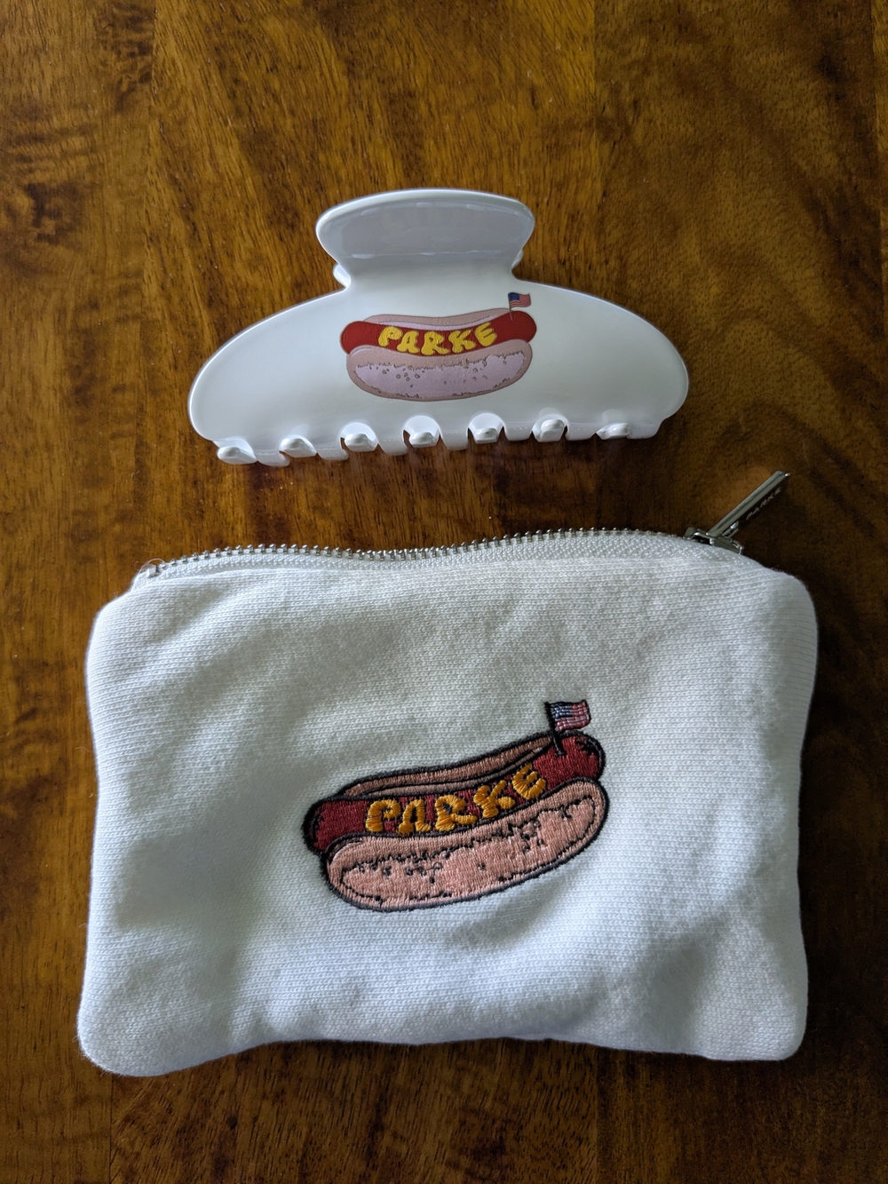 Parke Hot Dog Claw Clip